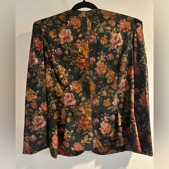 Vintage Nah Nah Collection Floral Women's Jacket Size Large - Picture 3 of 3